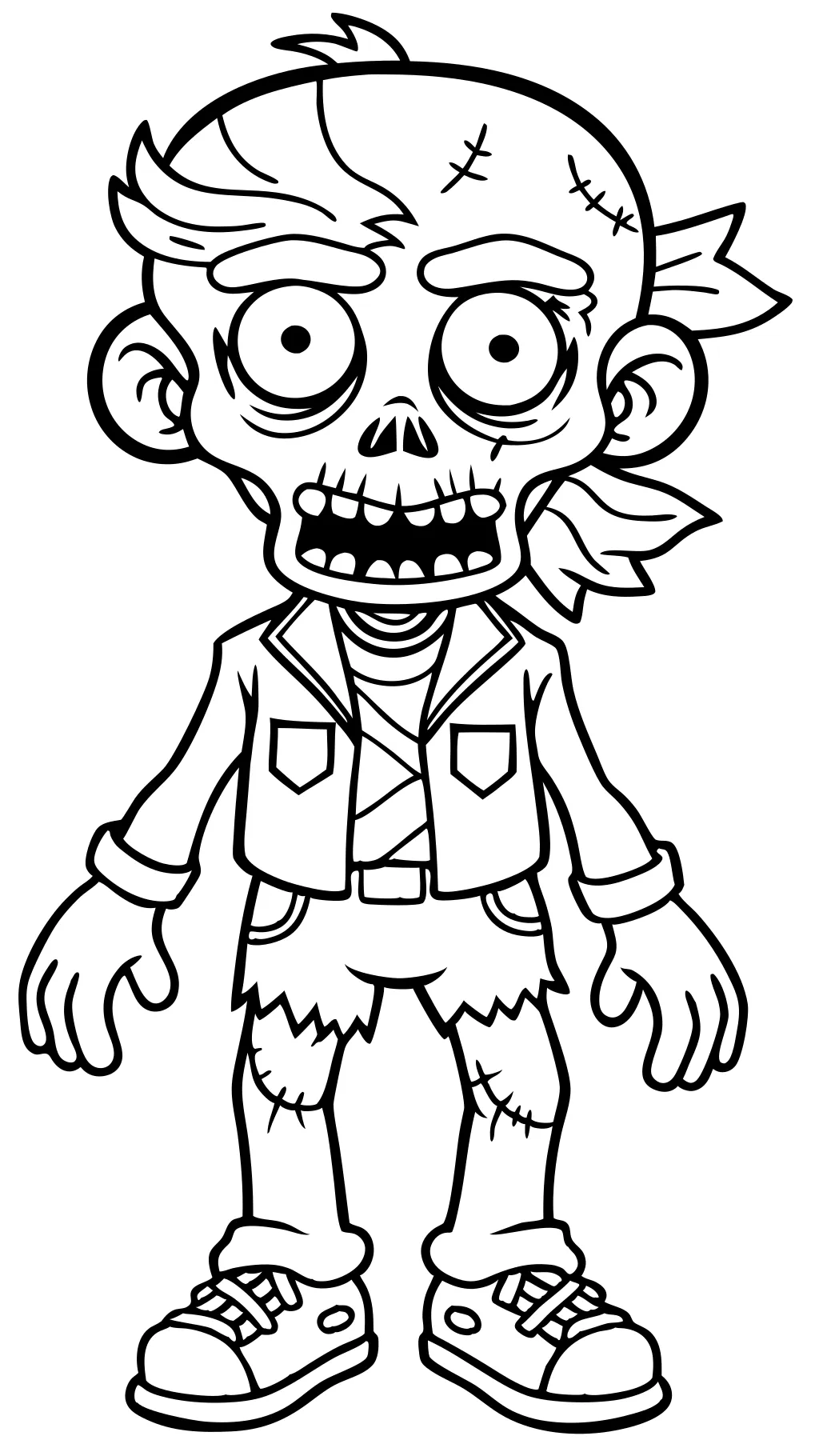 disney zombies coloring pages